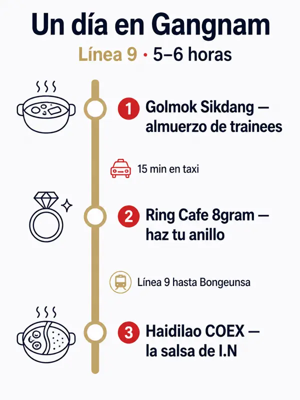 Mapa de la ruta: Gangnam: de la época de trainees a SKZ CODE