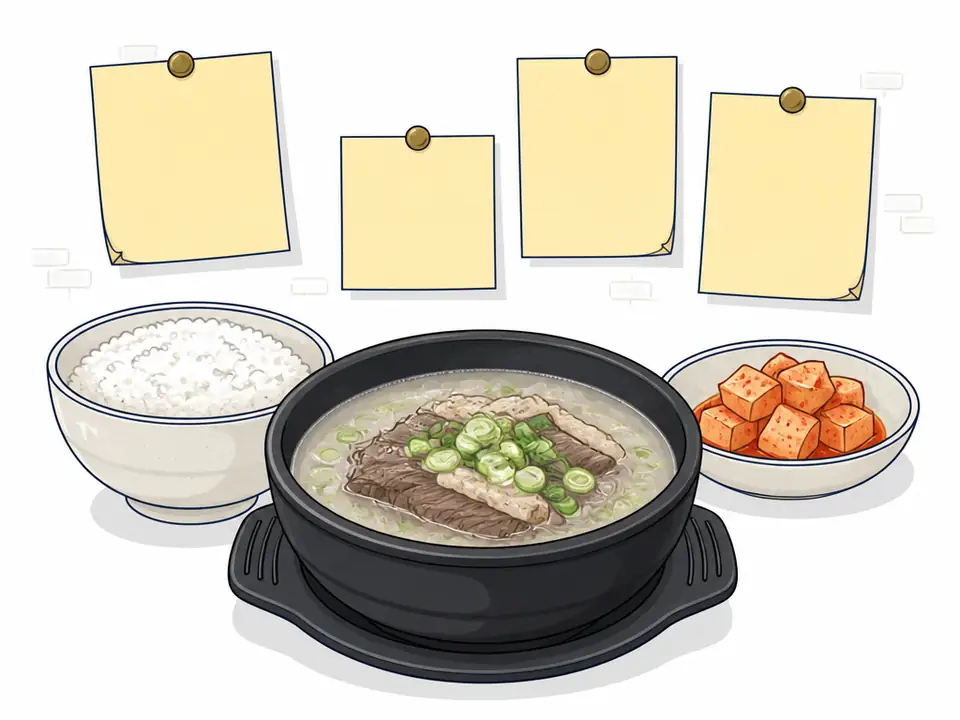 Gombaro Gomtang（곰바로 牛骨湯） — 牛骨湯