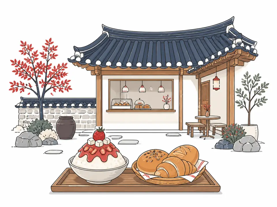 Hanchaedang Bakery Café（한채당 韓屋烘焙咖啡廳） — 咖啡廳＆烘焙坊（韓屋）