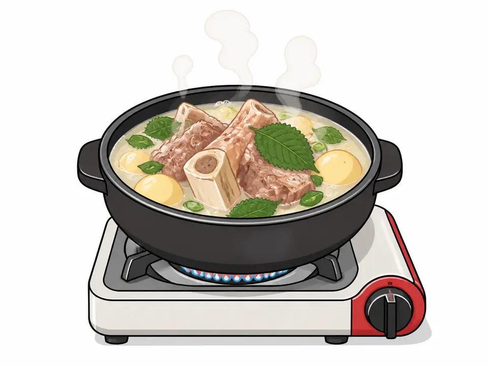 Manna Gamjatang (Busan Choryang) — Restaurant (pork bone soup)